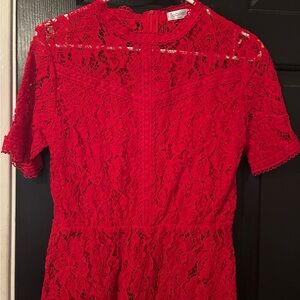 Red Lace Dress